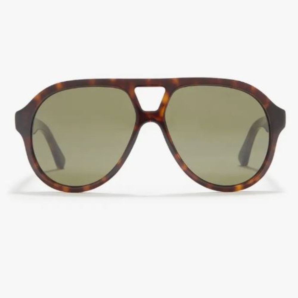 GUCCI Sunglass 56mm Aviator Sunglasses